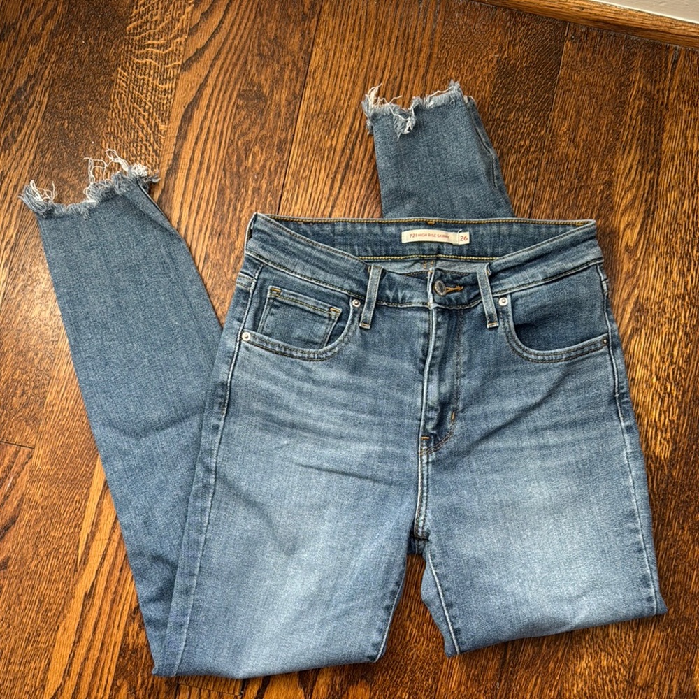721 high rise skinny Levi jeans - women’s
